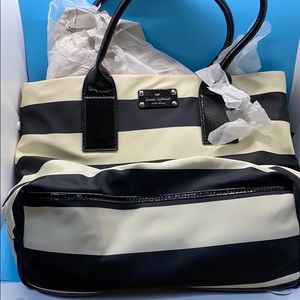 Kate Spade Bon Shopper Stripe Brand New w/ tag